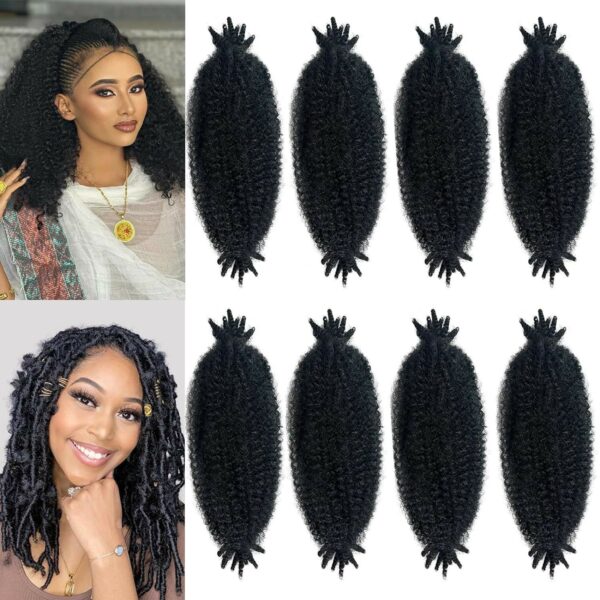 ST1 Spring Twist 18 Pouces – Mèches Crochet Premium