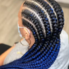 pre stretched braiding hair 26" synthetic pour knotless braids / 1b#